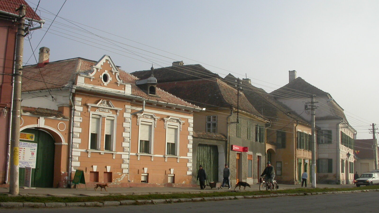 Agnita — fotografie panorama / centru oraș (Sibiu, Transilvania)