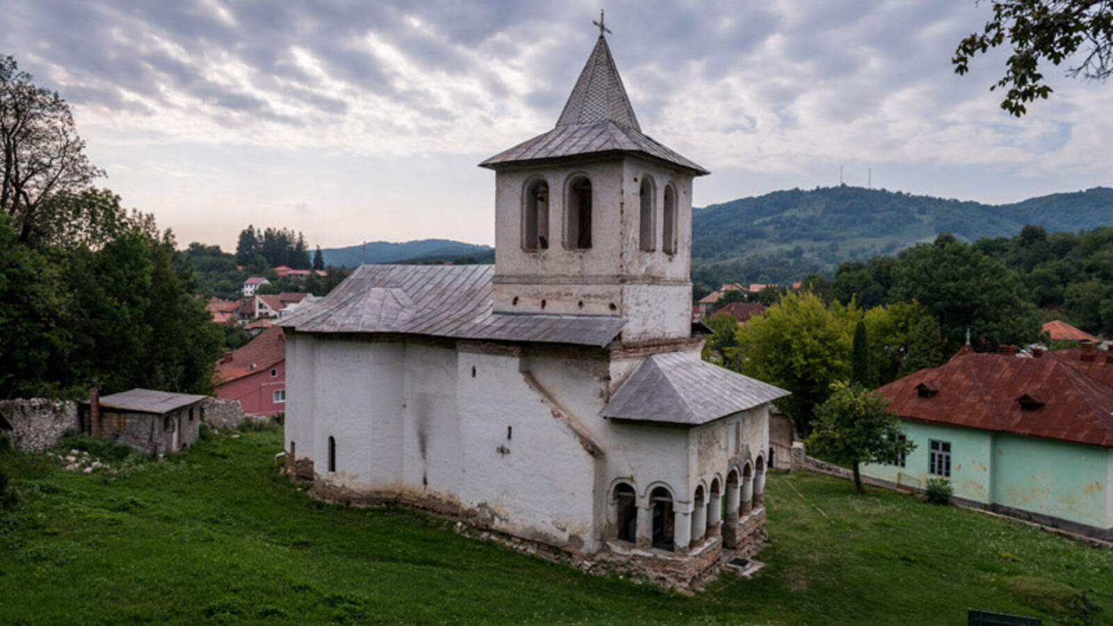 Baia de Aramă — fotografie panorama / centru oraș (Mehedinți, Oltenia)