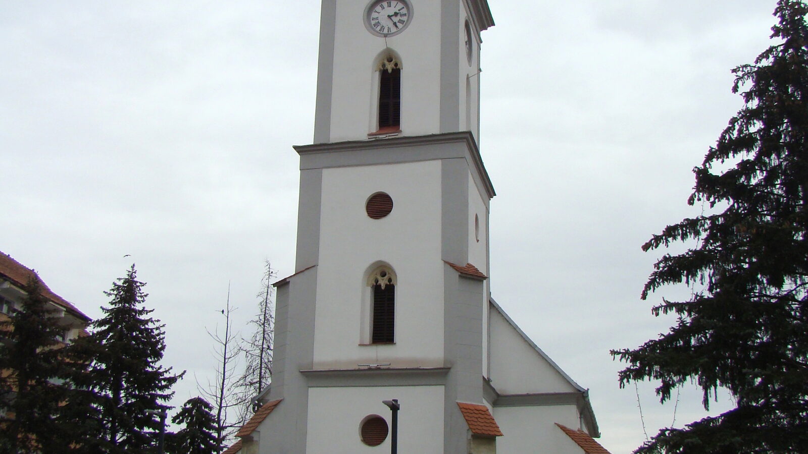 Beclean — fotografie panorama / centru oraș (Bistrița-Năsăud, Transilvania)