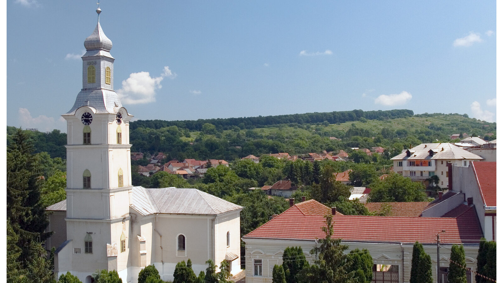 Cehu Silvaniei — fotografie panorama / centru oraș (Sălaj, Transilvania)
