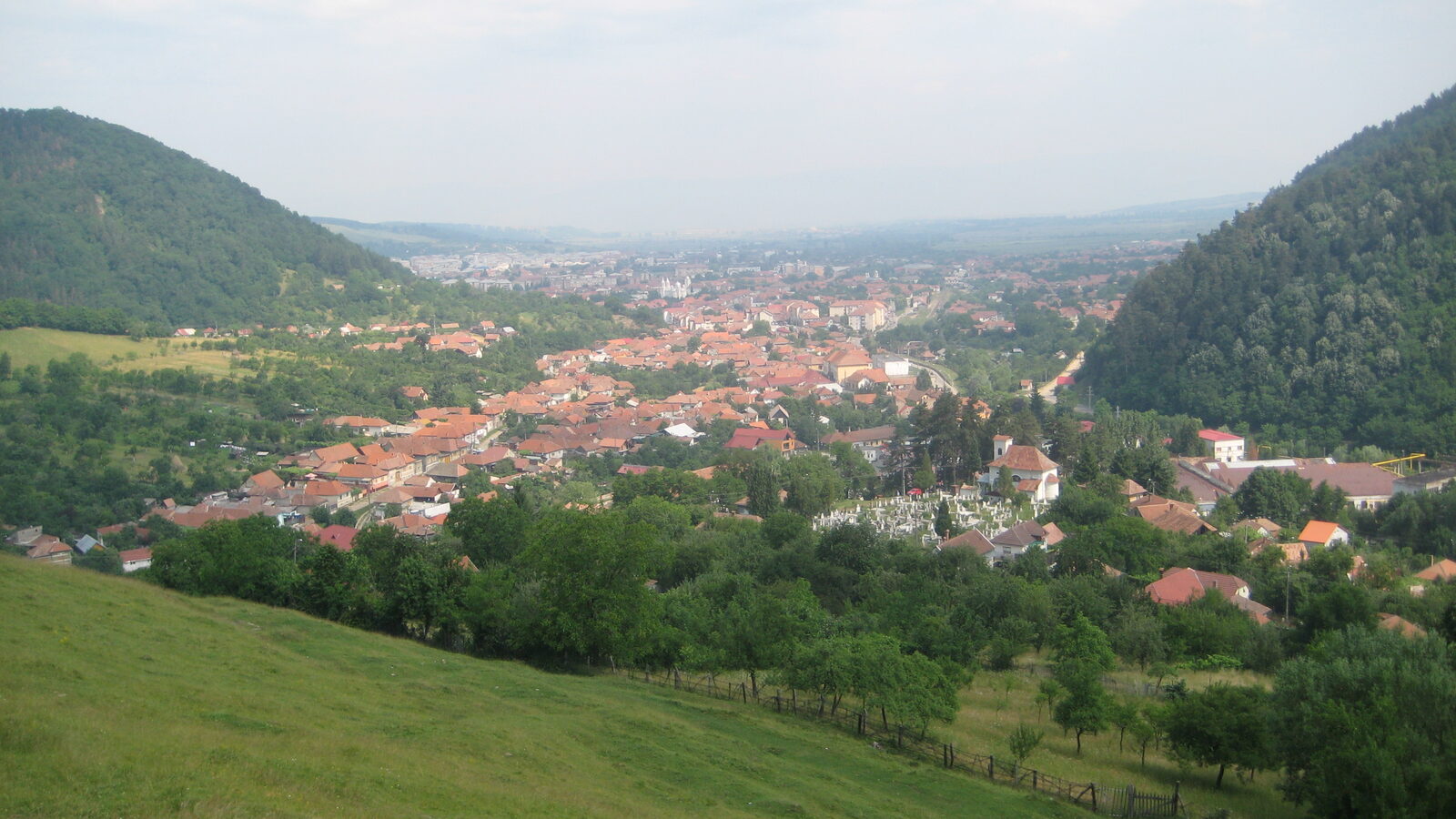 Cugir — fotografie panorama / centru oraș (Alba, Transilvania)