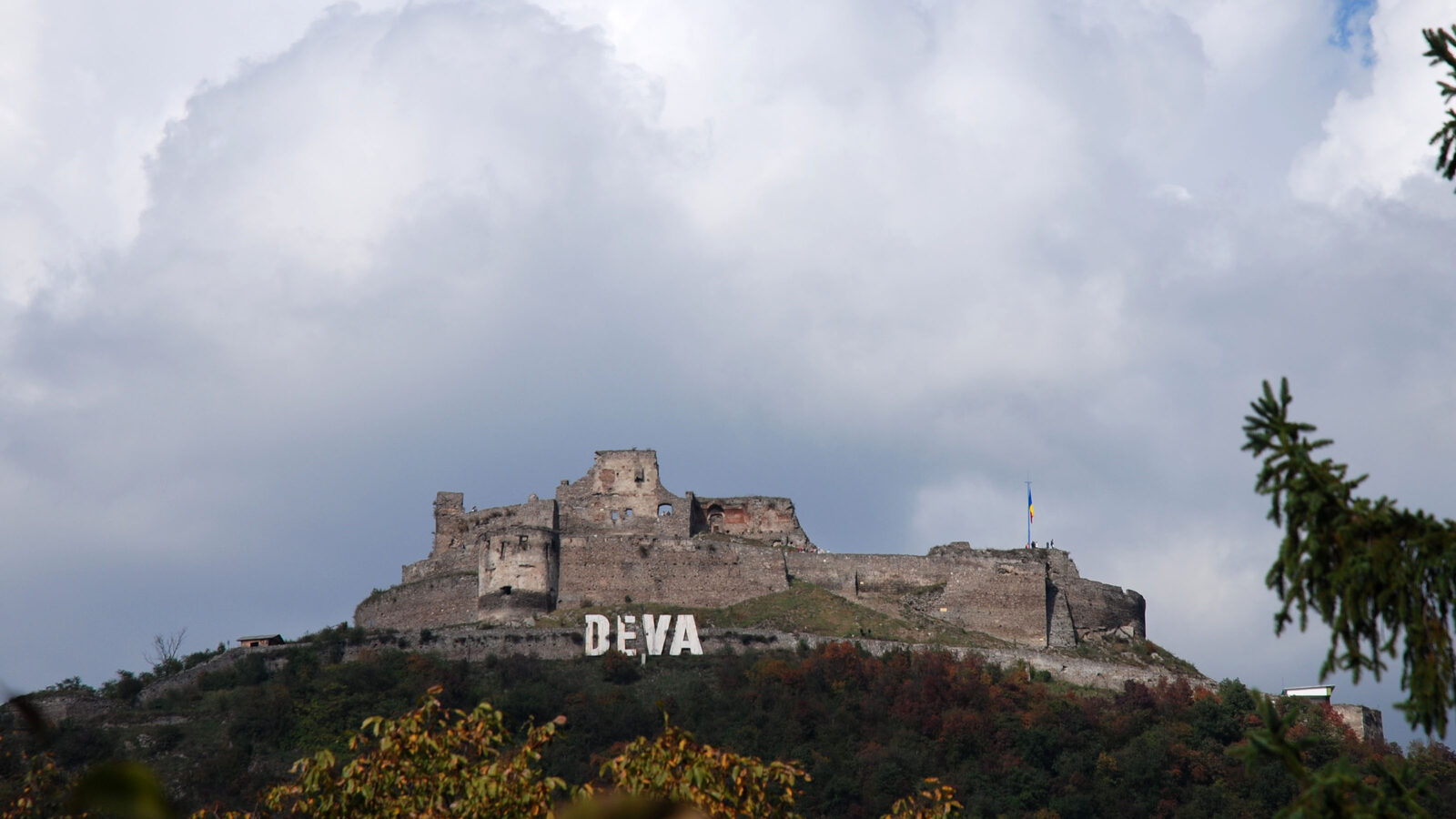 Deva — fotografie panorama / centru oraș (Hunedoara, Transilvania)