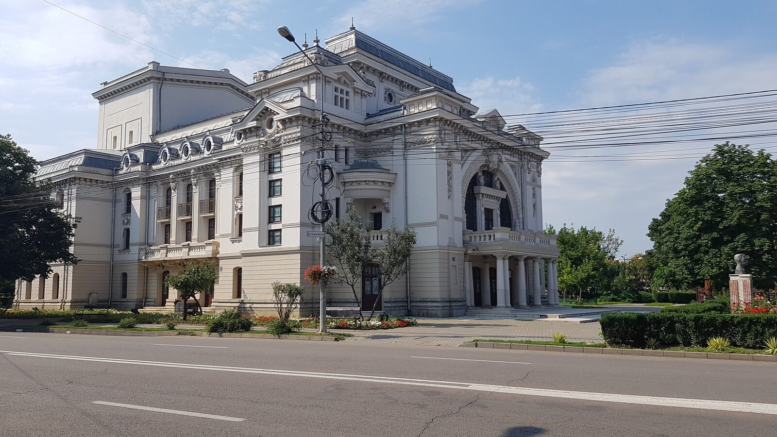 Focșani — fotografie panorama / centru oraș (Vrancea, Moldova)