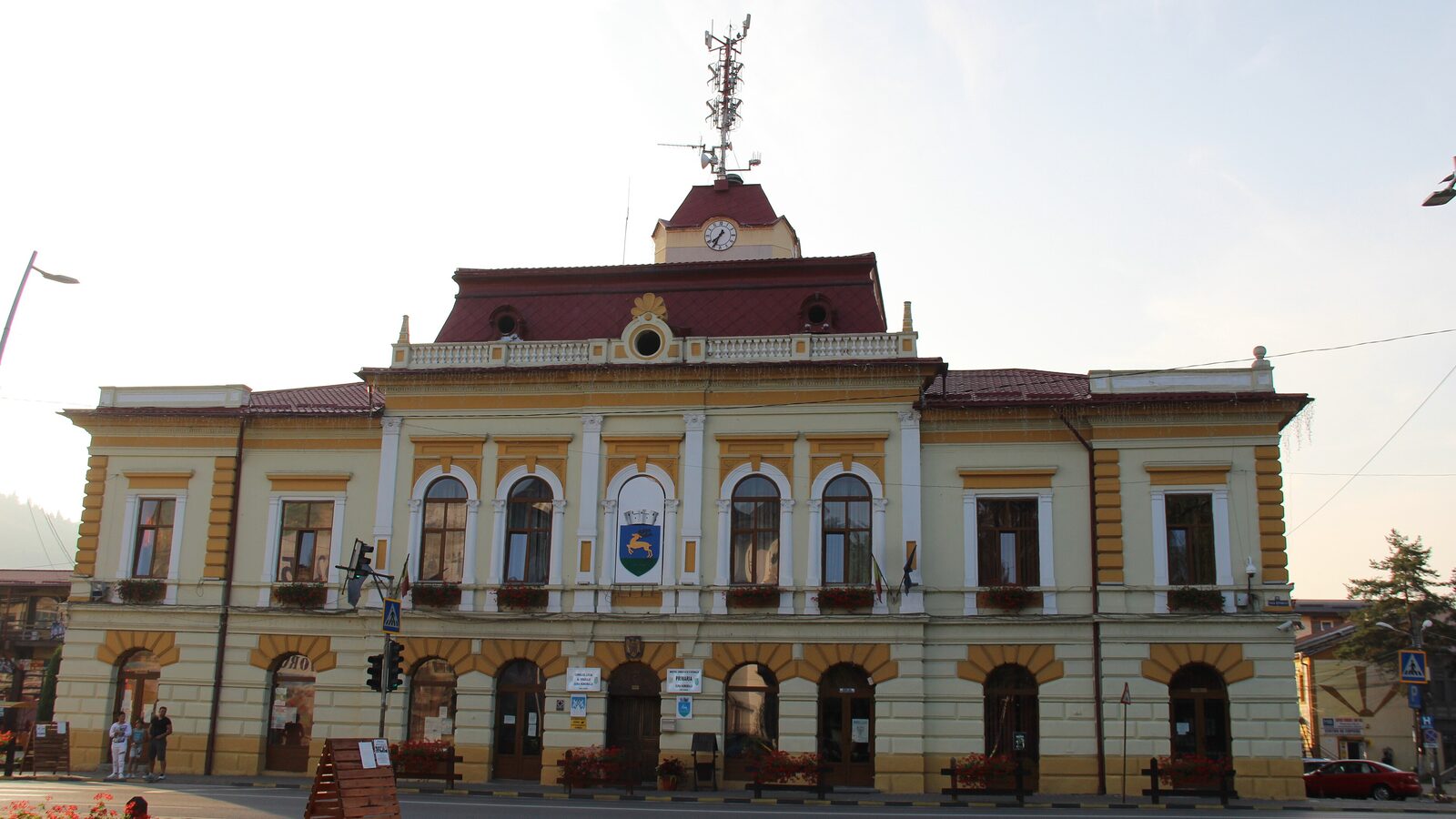 Gura Humorului — fotografie panorama / centru oraș (Suceava, Moldova)