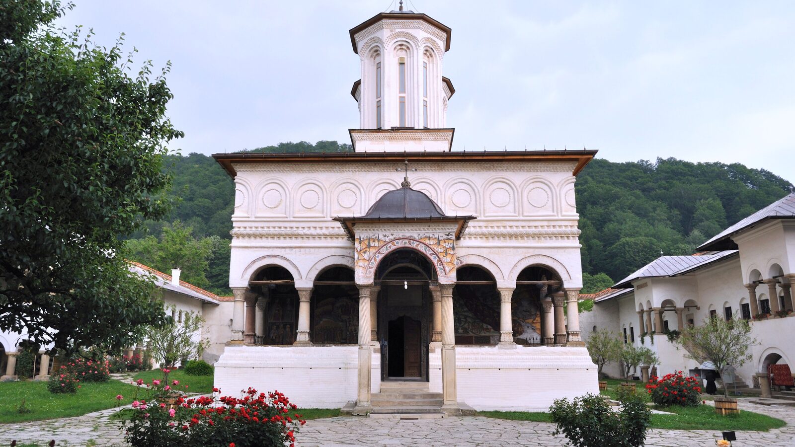 Horezu — fotografie panorama / centru oraș (Vâlcea, Oltenia)