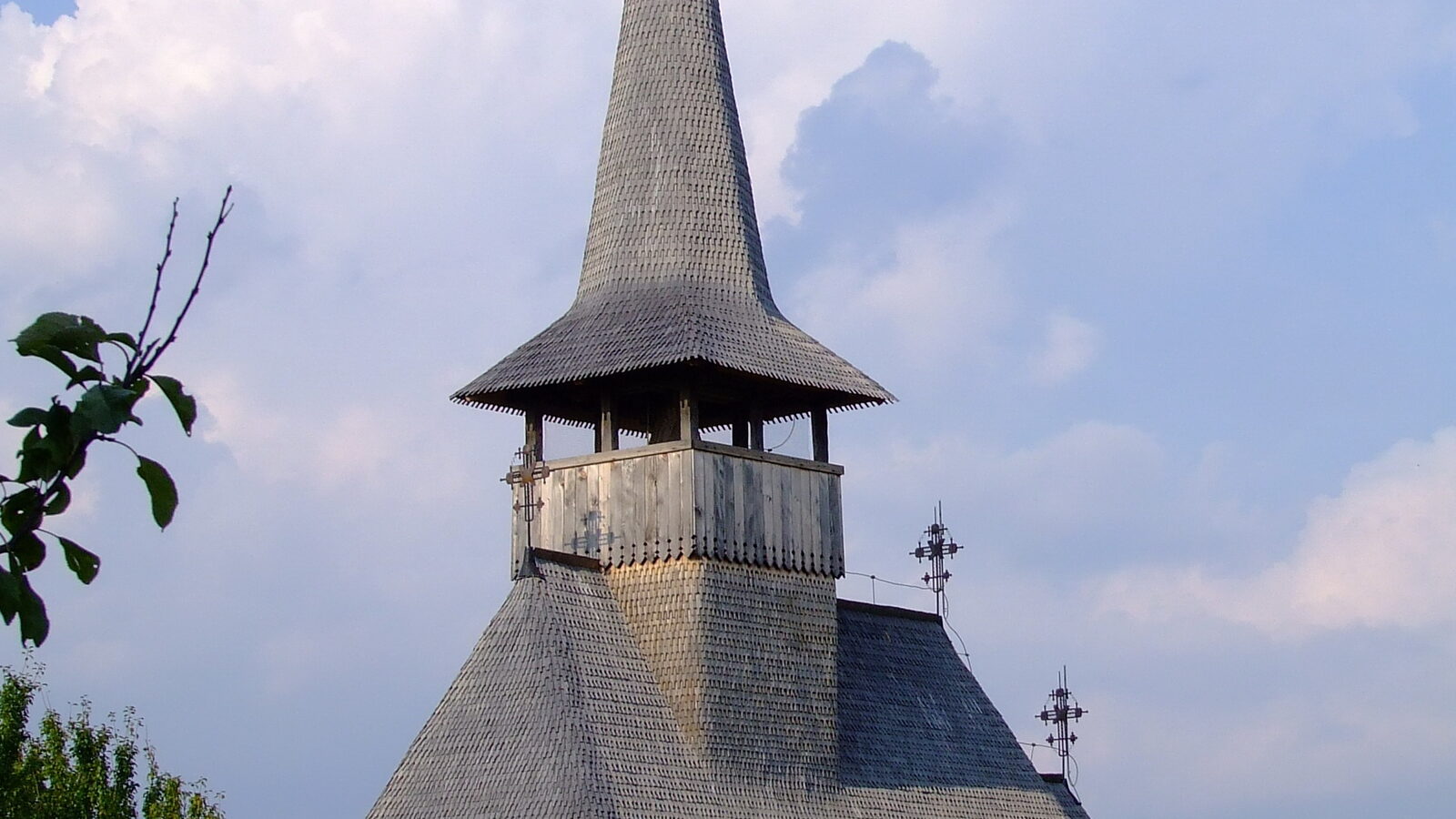 Negrești-Oaș — fotografie panorama / centru oraș (Satu Mare, Maramureș)