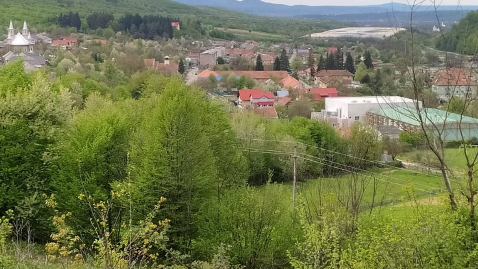 Nucet — fotografie panorama / centru oraș (Bihor, Crișana)