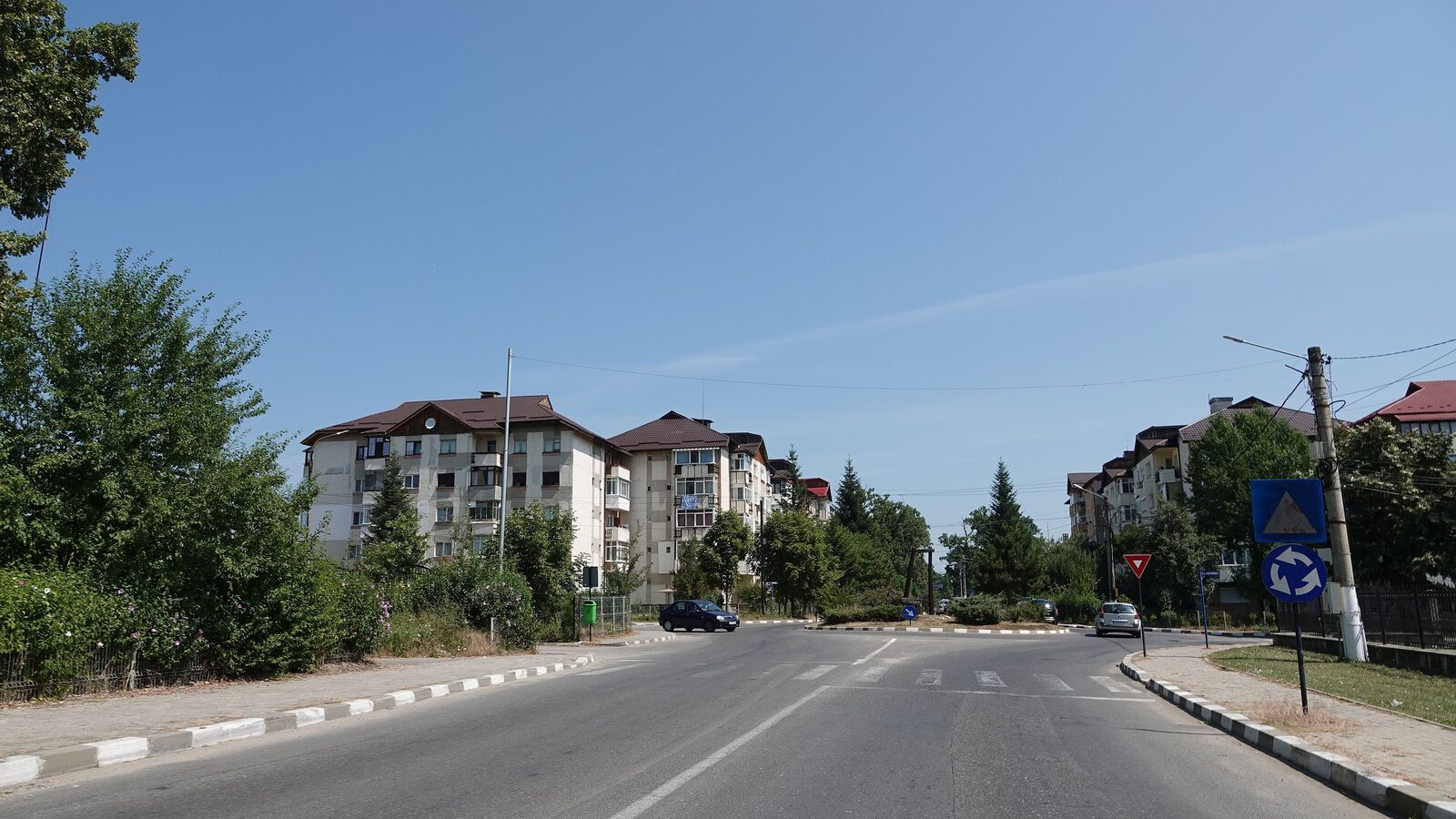 Plopeni — fotografie panorama / centru oraș (Prahova, Muntenia)