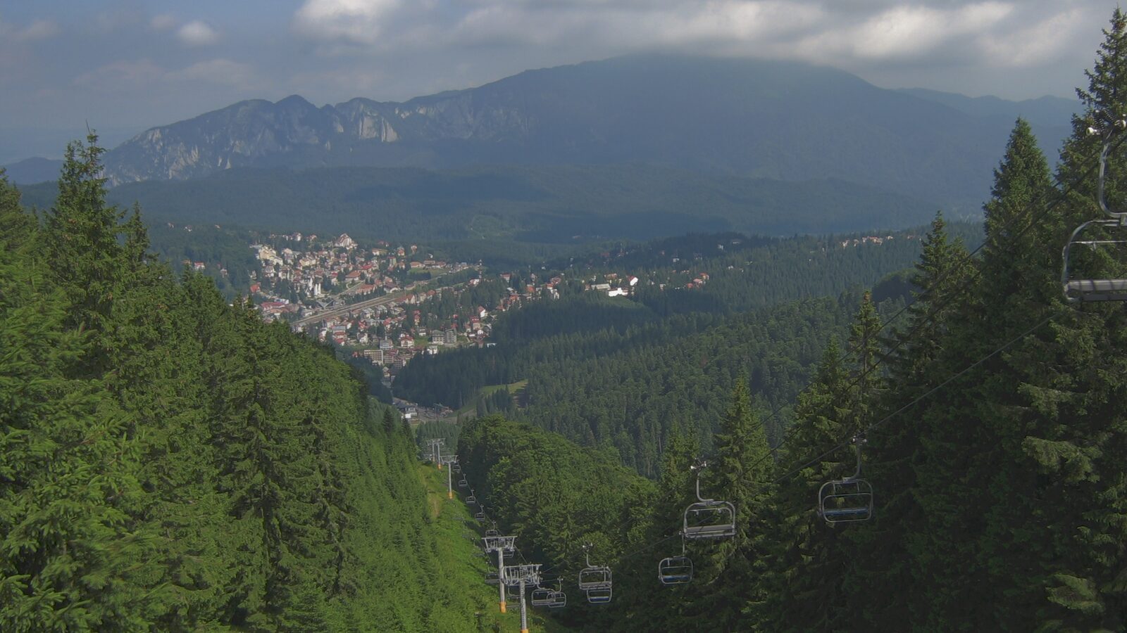 Predeal — fotografie panorama / centru oraș (Brașov, Transilvania)
