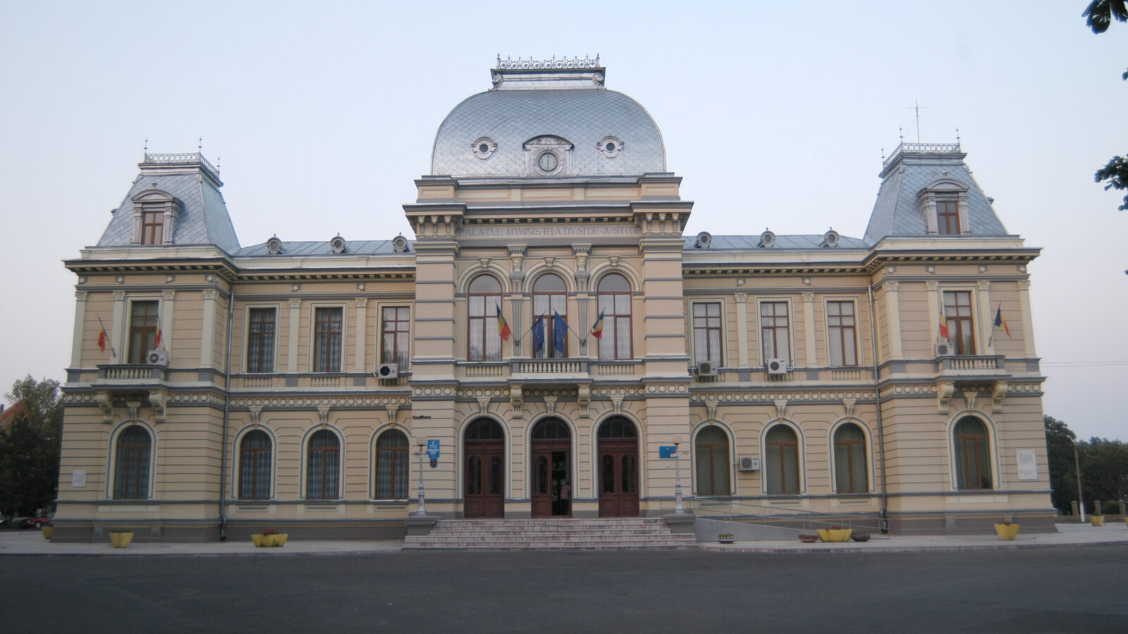 Râmnicu Sărat — fotografie panorama / centru oraș (Buzău, Muntenia)