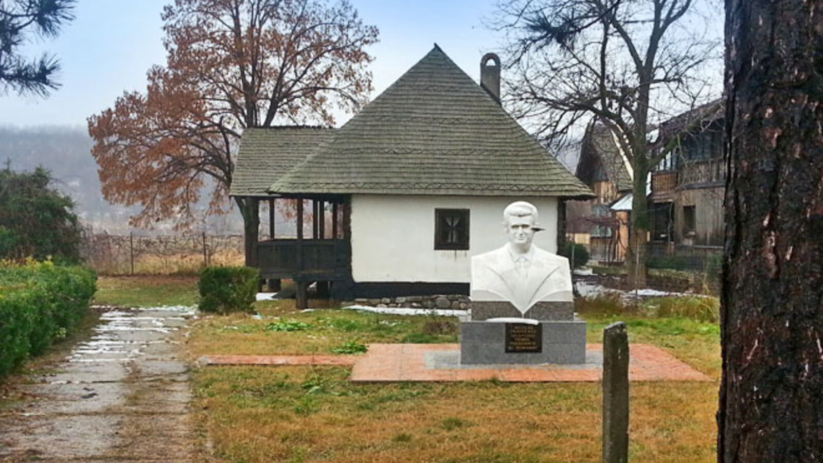 Scornicești — fotografie panorama / centru oraș (Olt, Oltenia)