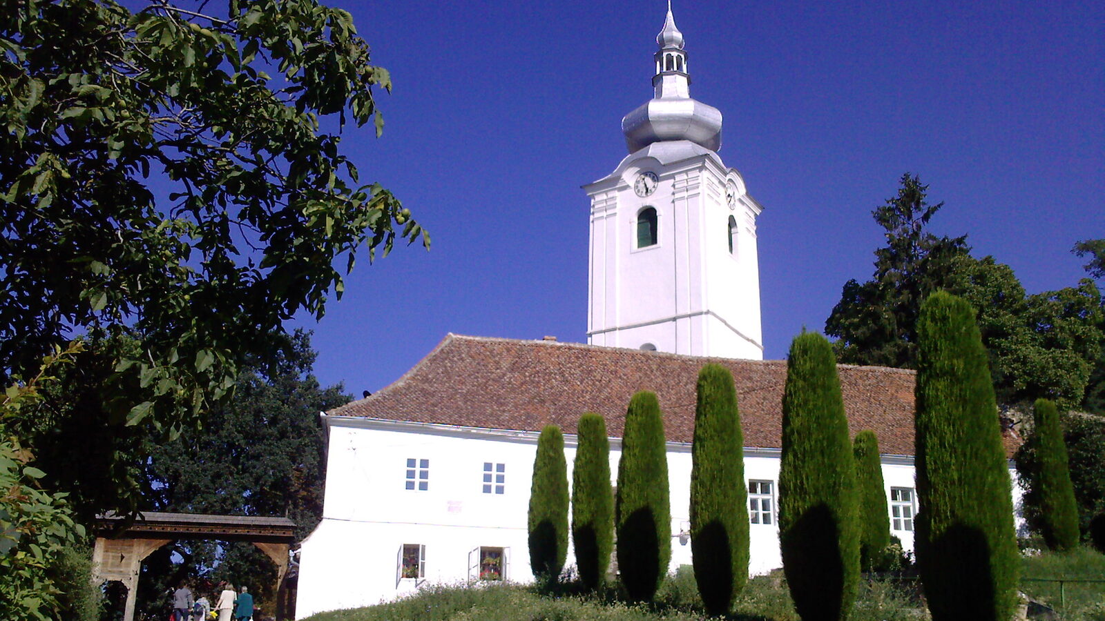 Sfântu Gheorghe — fotografie panorama / centru oraș (Covasna, Transilvania)