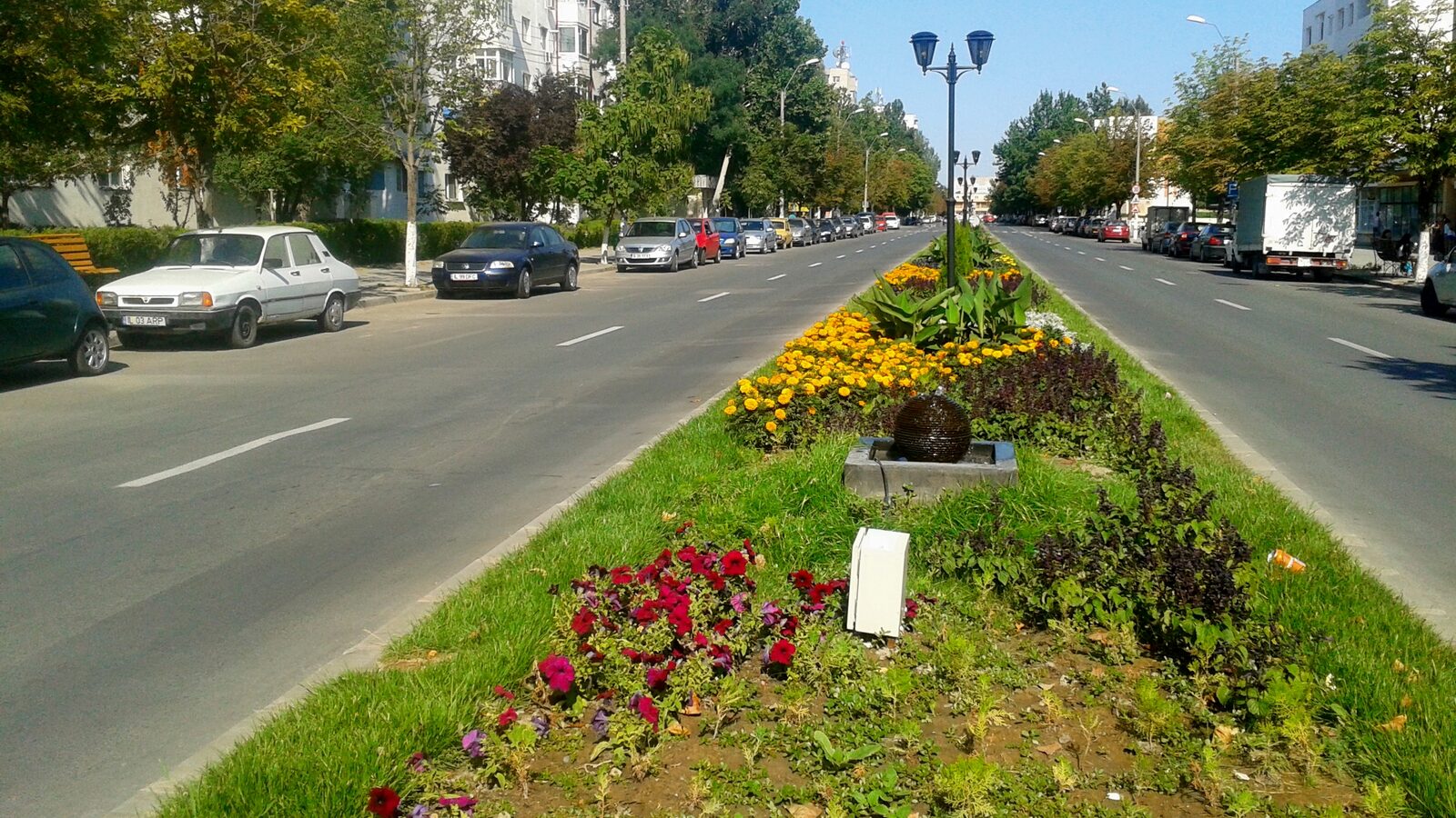 Slobozia — fotografie panorama / centru oraș (Ialomița, Muntenia)