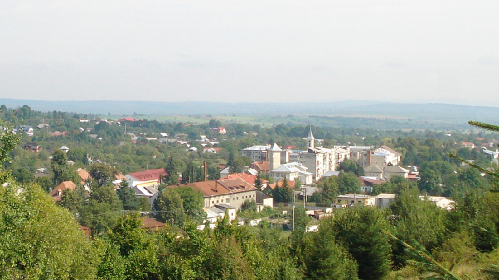 Solca — fotografie panorama / centru oraș (Suceava, Moldova)