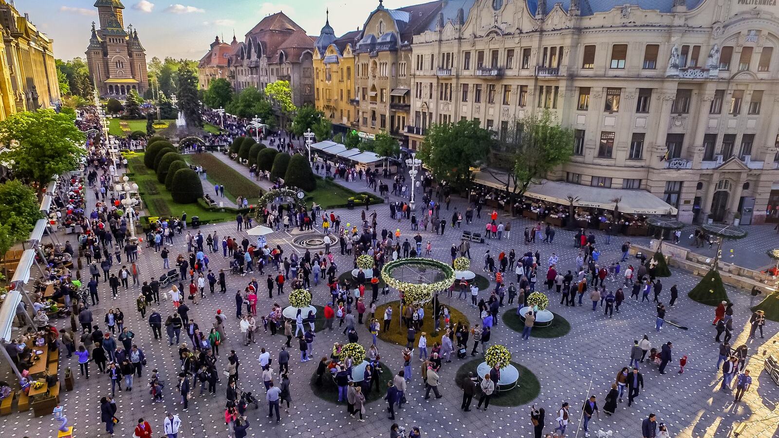 Timișoara — fotografie panorama / centru oraș (Timiș, Banat)