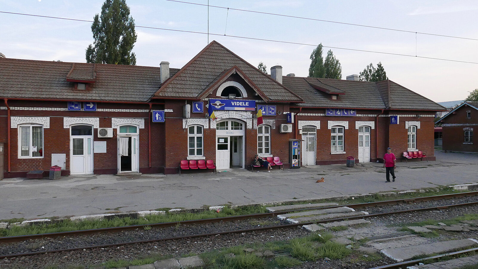 Videle — fotografie panorama / centru oraș (Teleorman, Muntenia)