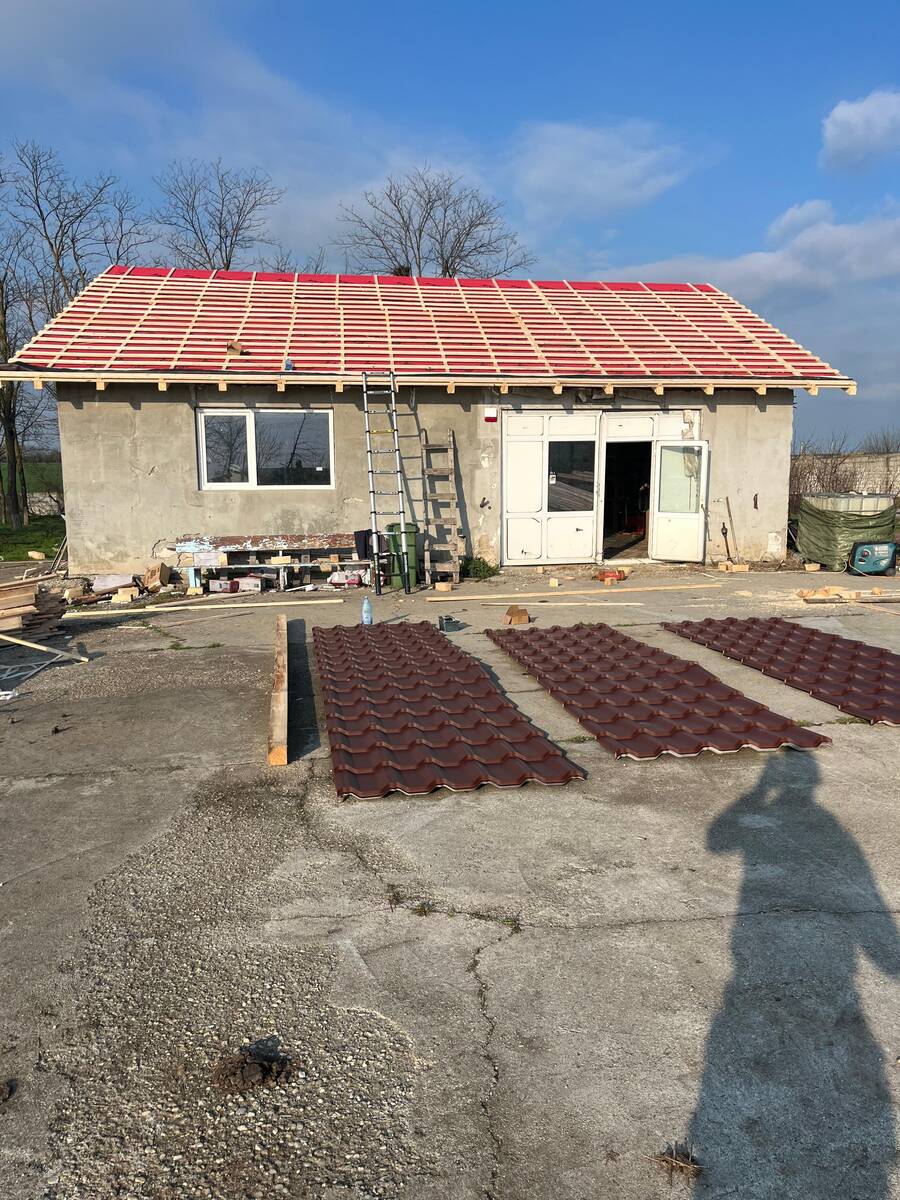 Montaj șarpantă nouă — InlocuireAcoperiș
